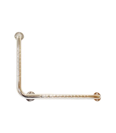 Barra Baño en Ángulo Inox (32mm Grosor) | Ortopedia Lowcos