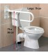 Barra Abatible WC con Pata LUX (Regulable) | Ortopedia Lowcost