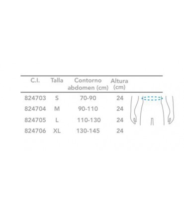 Faja Abdominal 4 Bandas PRIMSPINE 32cm (Postoperatoria) | Ortopedia Lowcost