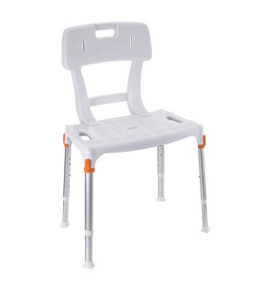 Silla Ducha Portofino Diseño Moderno (150kg) | Ortopedia Lowcost