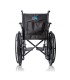 Silla de Ruedas de Acero Plegable PC-21 (hasta 180kg) | Ortopedia Lowcost