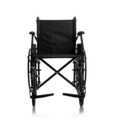Silla de Ruedas de Acero Plegable PC-21 (hasta 180kg) | Ortopedia Lowcost