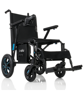 Silla de Ruedas Eléctrica I-alu Plegable | Ligera, Compacta y Potente