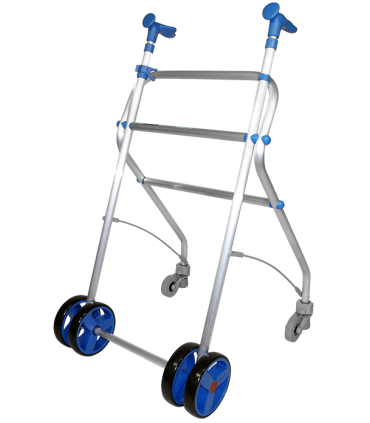 Andador Rollatino de Aluminio – Plegable, Ligero y Seguro para Mayores