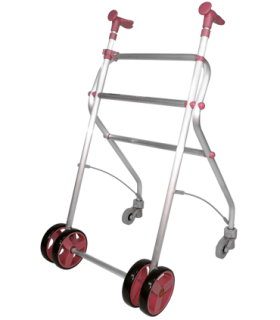 Andador Rollatino de Aluminio – Plegable, Ligero y Seguro para Mayores