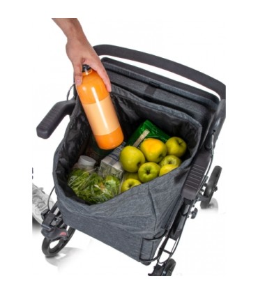 Andador Carro de Compra Magnum Shop Plus | Doble cesta 48L