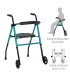 Andador Estrecho ZEN AD253 | Aluminio 5kg y Asiento Regulable