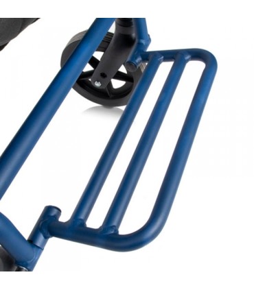 Andador y Silla 2 en 1 A41009F | Aluminio y Reposapiés Plegables