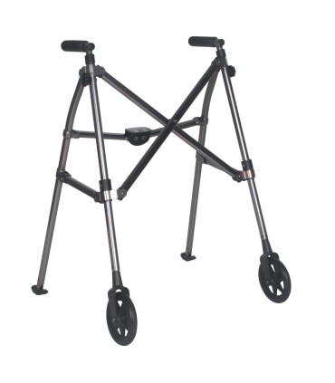 Andador de Aluminio Plegable | 2 Ruedas y Ligero 4kg
