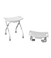 Banqueta de Ducha Plegable y Regulable en Altura (Aluminio)