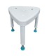 Taburete Ducha Triangular Inclinable (136kg) | Ortopedia Lowcost