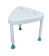 Taburete Ducha Triangular Inclinable (136kg) | Ortopedia Lowcost