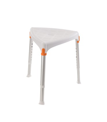 Taburete Ducha Triangular CORNER (Ideal Baños Pequeños) | Ortopedia Lowcost