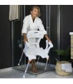 Silla de Ducha Portofino con Asiento en U y Reposabrazos (150 kg)