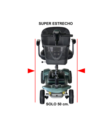 Scooter LUMA Aluminio Litio | Desmontable 40km Autonomía