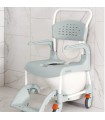 Silla de Ducha y WC Clean con 4 Frenos | Ortopedia Lowcost