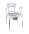 Silla de Ducha y WC 3 en 1 Portofino (Montaje sin Herramientas)