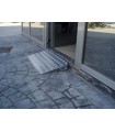 Rampa Portátil de Acero Inoxidable para Silla de Ruedas y Escalones
