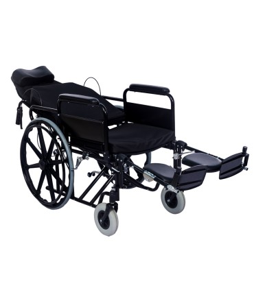 silla acero reclinable