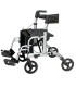 Andador y Silla 2 en 1 COMFORT | Aluminio Ligero Champagne