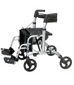 Andador Rollator y Silla de Transporte 2 en 1 COMFORT (Ultraligero 9,2 kg)