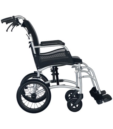 Silla de Ruedas de Traslado Ultraligera de Aluminio Ergo Transit