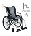 Silla de Ruedas Autopropulsable Ultraligera Ergo Transit (11 kg) con Frenos