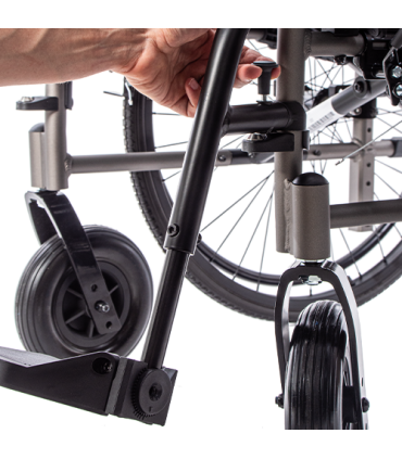 Silla Acero Saby Plus | Elige Rueda 300mm o 600mm | Ortopedia Lowcost