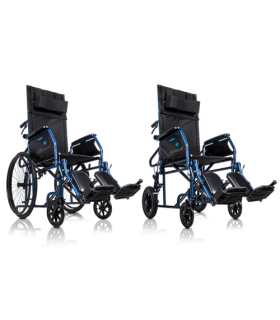 Silla Ruedas Reclinable 180º PC-15/151 | Acero Inox | Ortopedia Lowcost