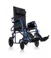 Silla de Ruedas Reclinable 180 PC-15 (Rueda Pequeña) de Acero Inoxidable