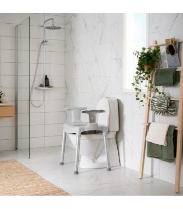 Elevador Inodoro con Patas Etac Swift | Silla Ducha 2 en 1 | Ortopedia Lowcost