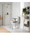 Elevador de Inodoro Independiente y Silla de Ducha Etac Swift con Reposabrazos