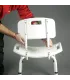 Silla de Ducha con Respaldo y Asideras | Aluminio | Ortopedia Lowcost