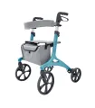 Andador Rollator de Aluminio "Nuevo Estilo" Plegable con Frenos (Azul)