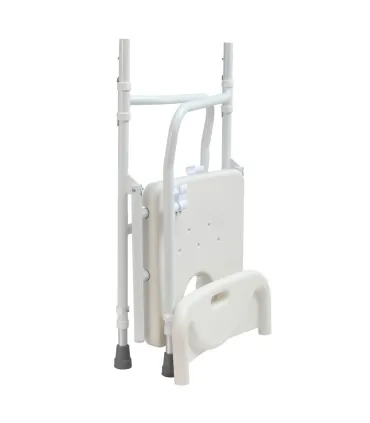 Silla Baño Plegable Aluminio | Regulable y Segura | Ortopedia Low Cost