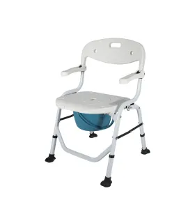 Silla Ducha con Inodoro 2210 | Brazos Abatibles | Ortopedia Low Cost