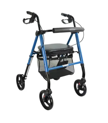 Andador Rollator Aluminio 2227 Azul | Asiento Regulable