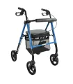 Andador Rollator 2227 Aluminio con Asiento Regulable en Altura - Azul