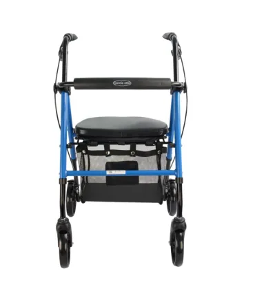 Andador Rollator Aluminio 2227 Azul | Asiento Regulable