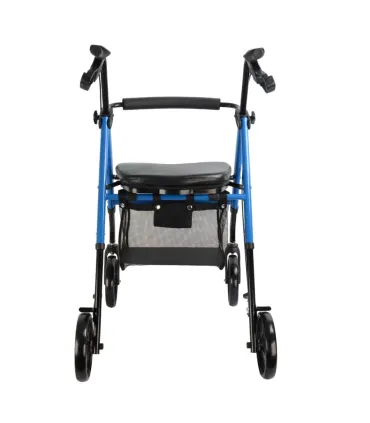 Andador Rollator Aluminio 2227 Azul | Asiento Regulable