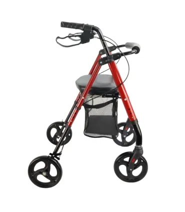 Andador Rollator Aluminio 22271 Granate | Asiento Regulable