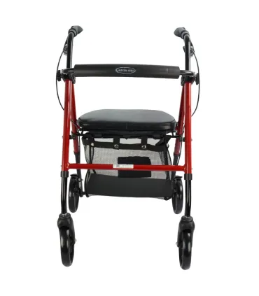Andador Rollator Aluminio 22271 Granate | Asiento Regulable
