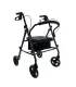 Andador Rollator 22221G Gris | Ruedas 203mm y Asiento