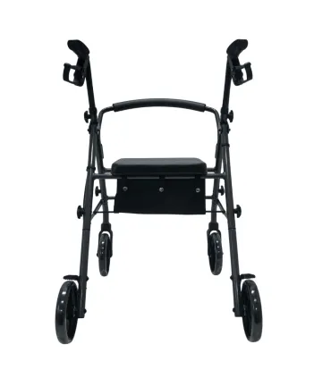 Andador Rollator 22221G Gris | Ruedas 203mm y Asiento