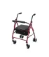 Andador Freno a Presión Rollator 2221 | Aluminio 6 Ruedas