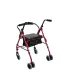 Andador Freno a Presión Rollator 2221 | Aluminio 6 Ruedas