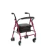 Andador Freno a Presión Rollator 2221 | Aluminio 6 Ruedas