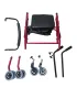 Andador Freno a Presión Rollator 2221 | Aluminio 6 Ruedas