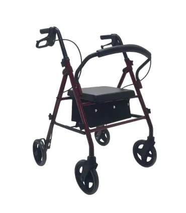 Andador Rollator Aluminio 22221 | Ruedas 200mm y Asiento