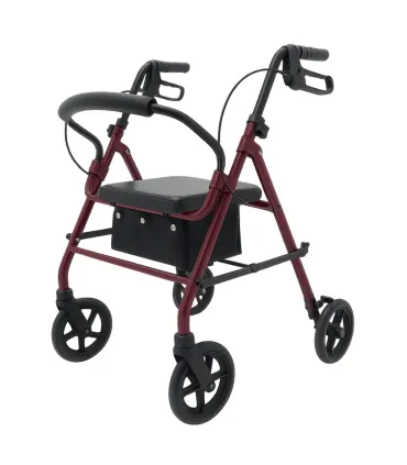 Andador Rollator Aluminio 22221 | Ruedas 200mm y Asiento
